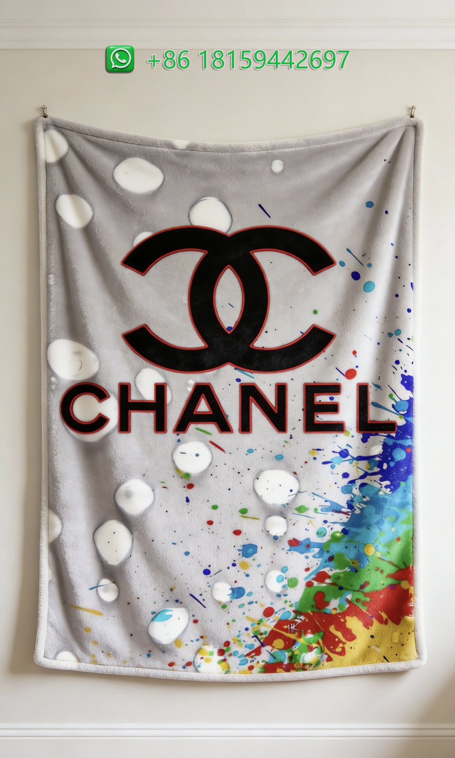 Chanel Throw Blankets